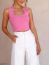 'Riley' Crop Tank Top - Celes Fashion